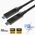 Paugge AOC Fiber USB C Kablosu - 10m