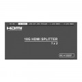Paugge 2 Port HDMI Splitter - (Hdmi 2.0b 4K60Hz HDR, Optic Ses Çıkış)
