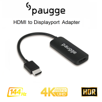 Paugge 4K 60Hz, 2K 144Hz , Full HD 144Hz Hdmi to Displayport Adaptör